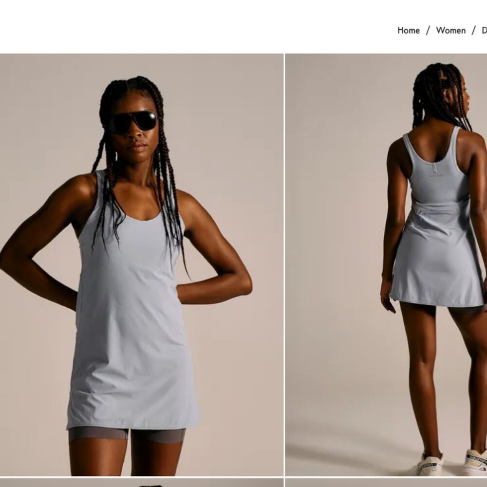 NWT Outdoor Voices Jog Dress in Mojave Haze/Thunder